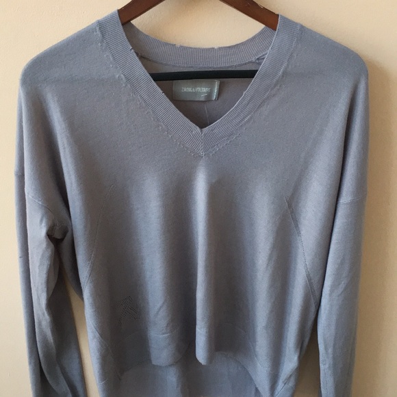 NWT Zadig Voltaire v-neck merino wool sweater - Picture 6 of 13